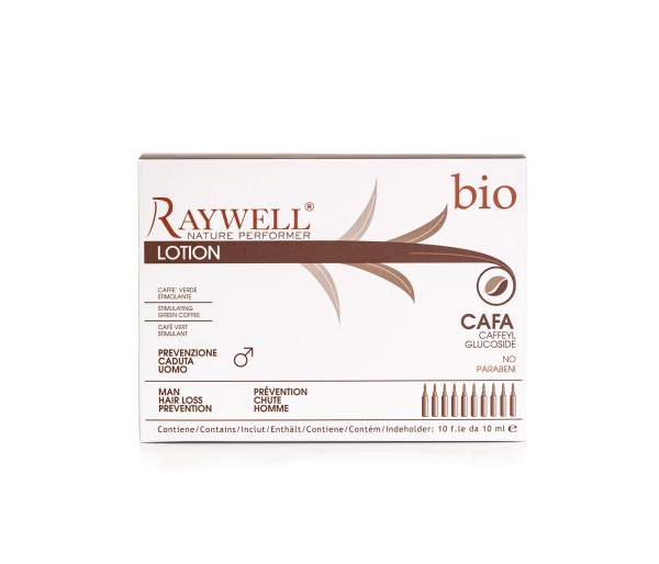 Set tratament pentru par Raywell Bio Nature Man Hair Loss Prevention, Toate tipurile de par, 10x10 ml