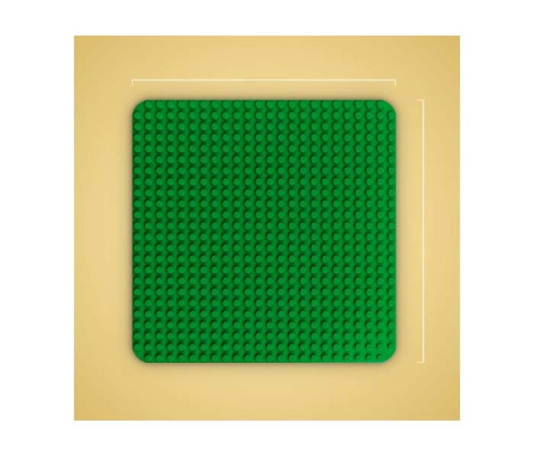 Placa de baza verde LEGO DUPLO, 1.5+ ani