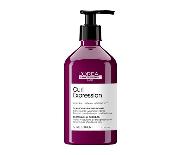 Sampon L`Oreal Professionnel Serie Expert Curls Expression Intense Moisturizing, Par cret/ondulat, 500 ml