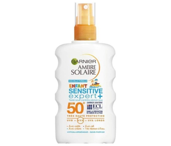 Ambre Solaire Kids Sensitive Expert+, Spray pentru corp, SPF 50+, 200 ml