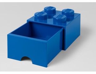 Cutie depozitare LEGO 2x2 cu sertar, albastru, 4+ ani 5711938029425