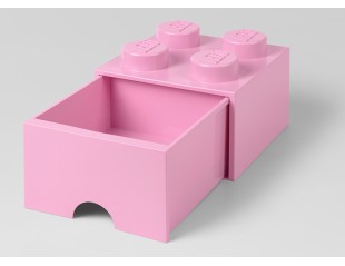 Cutie depozitare LEGO 2x2 cu sertar, roz, 4+ ani 5711938029487