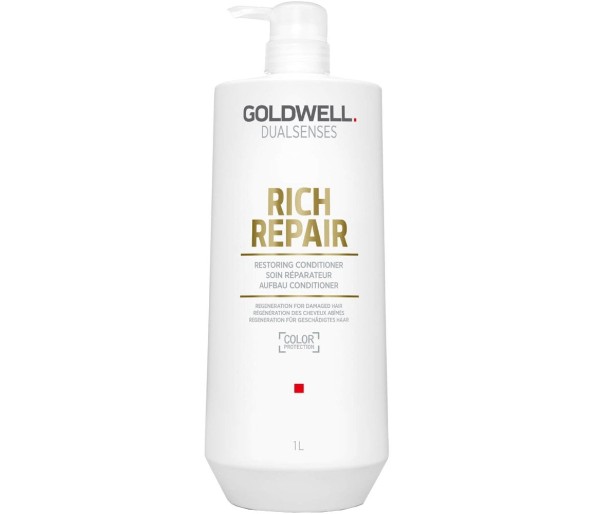Balsam pentru par Goldwell Dualsenses Rich Repair, Par deteriorat, 1000 ml
