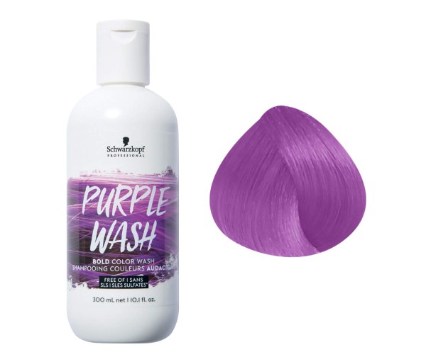 Sampon nuantator Schwarzkopf Bold Color Wash Purple, 300 ml