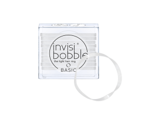 Elastic pentru par InvisiBobble Basic Crystal Clear, 10 buc 4260285378768
