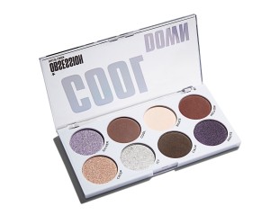 Cool Down Eyeshadow Palette, Paleta de farduri de ochi, 8 nuante x 1.6 gr 5057566004527