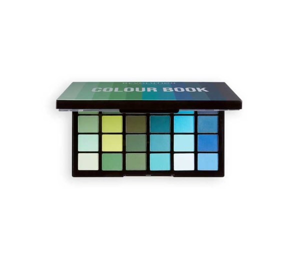 Color Book Eyeshadow Palette, Paleta de farduri de ochi, 48 nuante x 0.8 gr