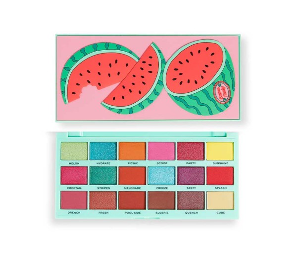 Tasty Eyeshadow Palette Watermelon, Paleta de farduri de ochi, 22 gr