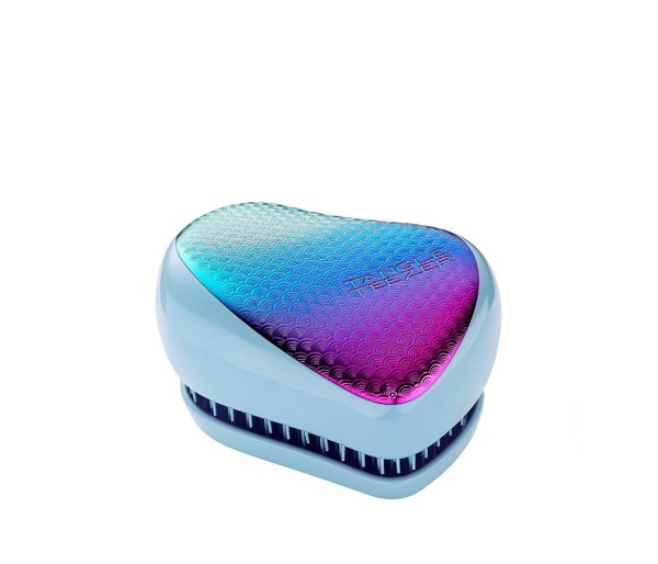Perie pentru par Tangle Teezer Compact Styler Smooth & Shine Mermaid Texture Aqua Purple