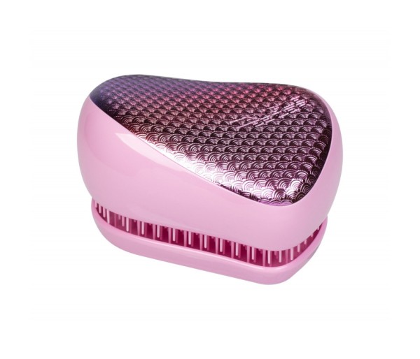Perie pentru par Tangle Teezer Compact Styler Smooth & Shine Mermaid Texture Pink Peach