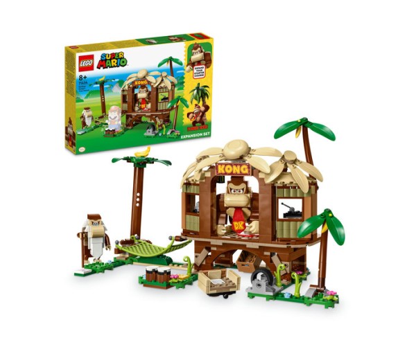 Set de extindere - Casa din copac a lui Donkey Kong, 8+ ani