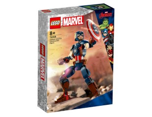 Figurina de constructie Captain America, 8+ ani 5702017419749
