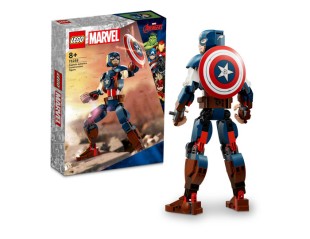 Figurina de constructie Captain America, 8+ ani 5702017419749