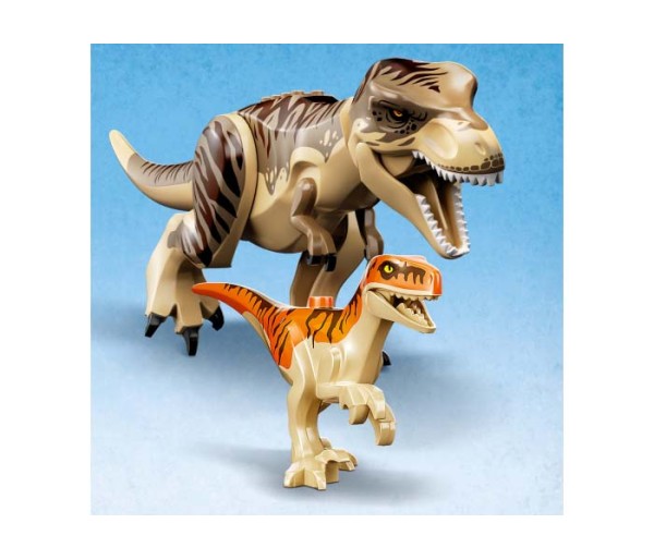 Evadarea dinozaurilor T.rex si Atrociraptor, 8+ ani