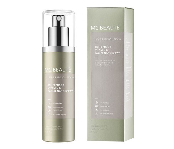 Spray pentru ten M2 Beaute Ultra Pure Solutions Cu-Peptide & Vitamin B, 75 ml