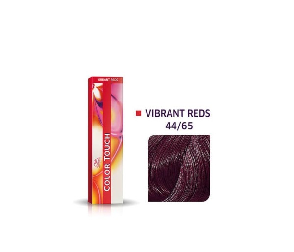 Vopsea semipermanenta Wella Professionals Color Touch 44/65, Castaniu Mediu Intens Violet Mahon, 60 ml