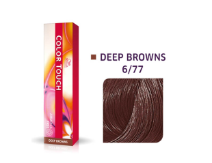 Vopsea semipermanenta Wella Professionals Color Touch 6/77, Blond Inchis Castaniu Intens, 60 ml 8005610530208