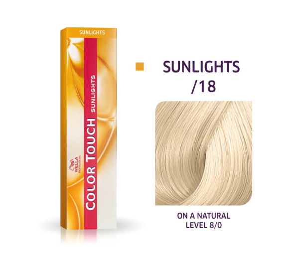 Vopsea semipermanenta Wella Professionals Color Touch Sunlights /18, Cenusiu Perlat, 60 ml