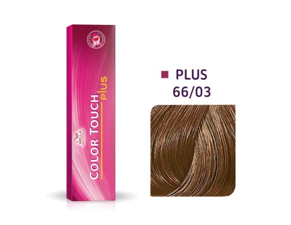 Vopsea semipermanenta Wella Professionals Color Touch 66/03, Blond Inchis Intens Natural Auriu, 60 ml 8005610546155