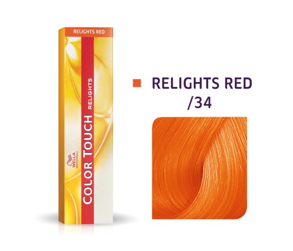 Vopsea semipermanenta Wella Professionals Color Touch Relights /34, Portocaliu, 60 ml