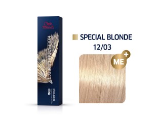 Vopsea permanenta Wella Professionals Koleston Perfect 12/03, Blond Special Natural Auriu, 60 ml 8005610654485