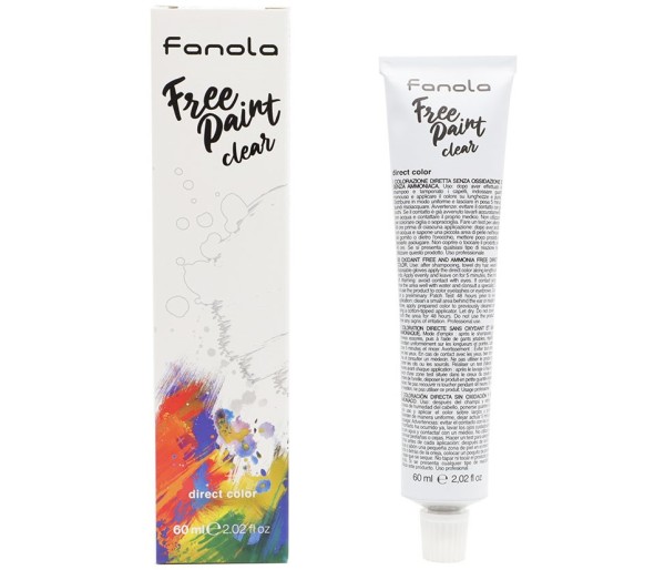 Vopsea semipermanenta Fanola Free Paint Clear, 60 ml