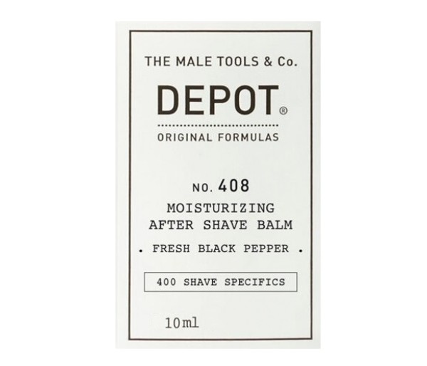 Balsam after shave Depot 400 Shave Specifics No.408 Moisturizing Fresh Black Pepper, 10 ml