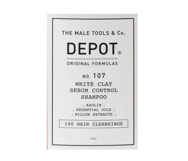 Sampon Depot 100 Hair Cleaning No.107 White Clay Sebum Control, 10 ml