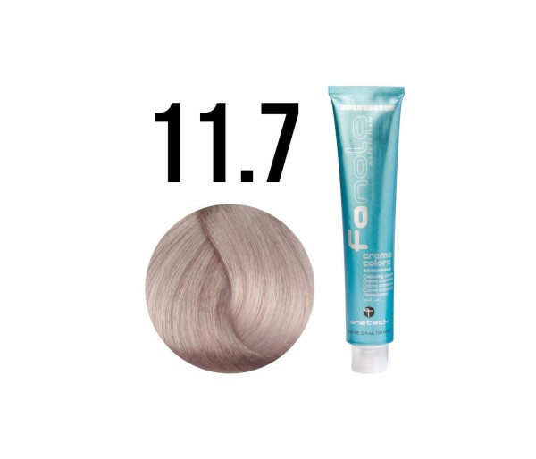 Vopsea permanenta Fanola Crema Colore 11.7 Superlight Blonde Platinum Iris, 100 ml