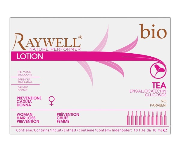 Set tratament pentru par Raywell Bio Nature Woman Hair Loss Prevention, Toate tipurile de par, 10x10 ml