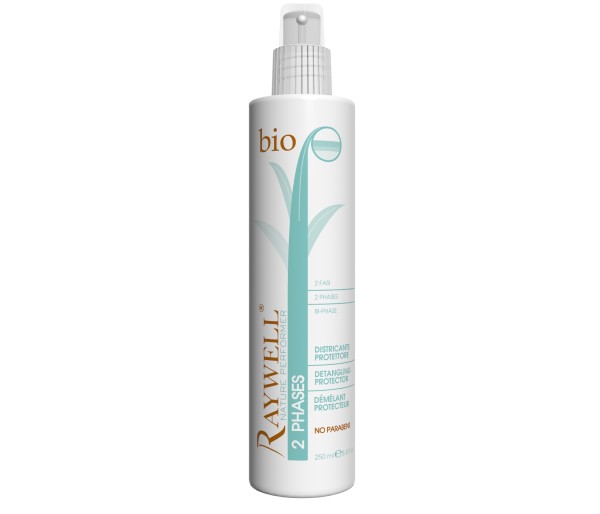 Spray pentru par Raywell Bio Nature 2 Phases Detangling Protector, Toate tipurile de par, 250 ml