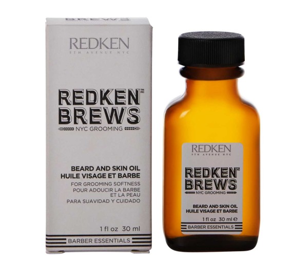Ulei pentru barba si piele Redken Brews Barber Essentials, 30 ml