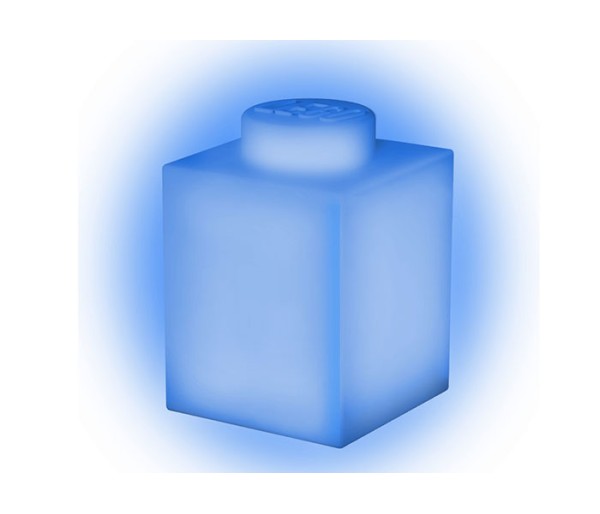 Lampa Caramida LEGO albastra, 6+ ani