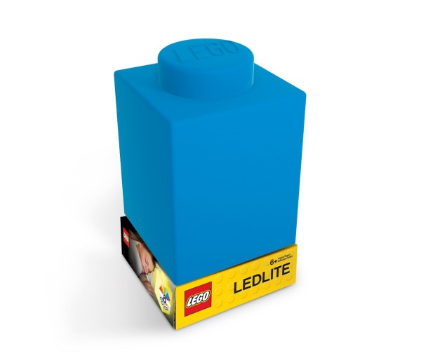 Lampa Caramida LEGO albastra, 6+ ani