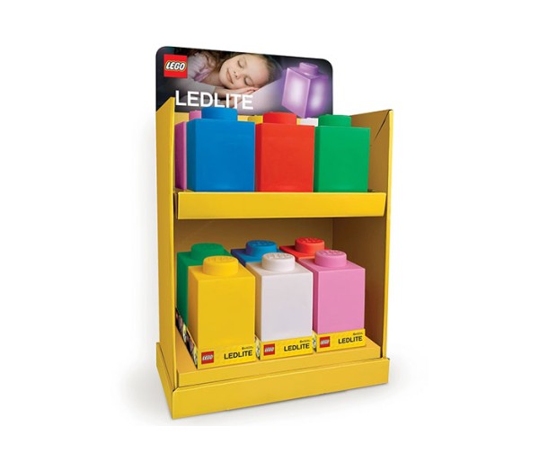 Lampa Caramida LEGO alba, 6+ ani
