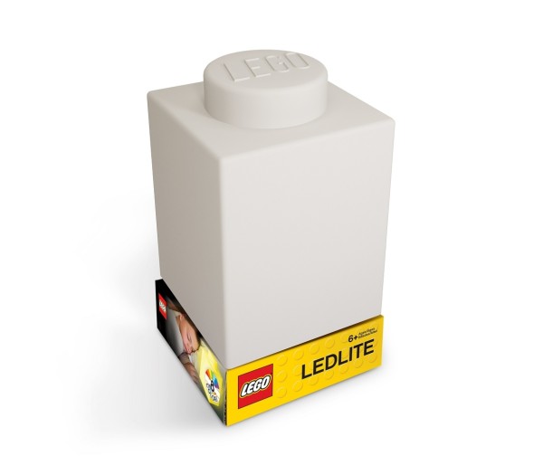 Lampa Caramida LEGO alba, 6+ ani