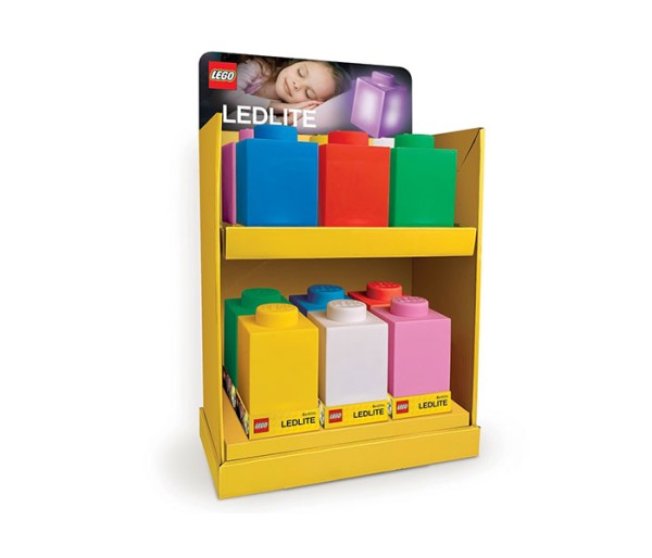 Lampa Caramida LEGO galbena, 6+ ani
