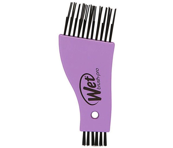 Accesoriu de curatat periile pentru par Wet Brush Professional Purple
