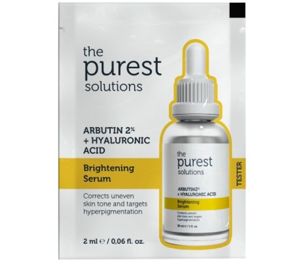 Arbutin 2% + Hyaluronic Acid Brightening Serum, Ser hidratant, 2 ml