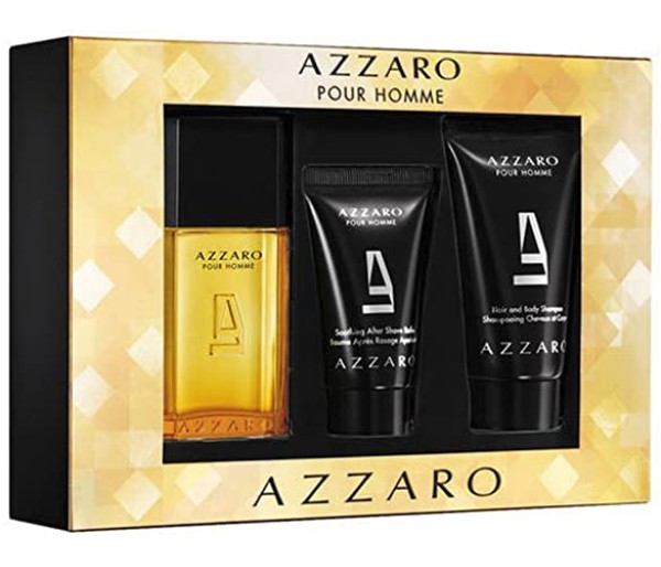 Azzaro Pour Homme, Barbati, Set: Apa de toaleta 30 ml + After-Shave 30 ml + Gel de dus 30 ml