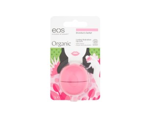Balsam pentru buze Eos Organic Strawberry Sorbet, 7 g 832992010978