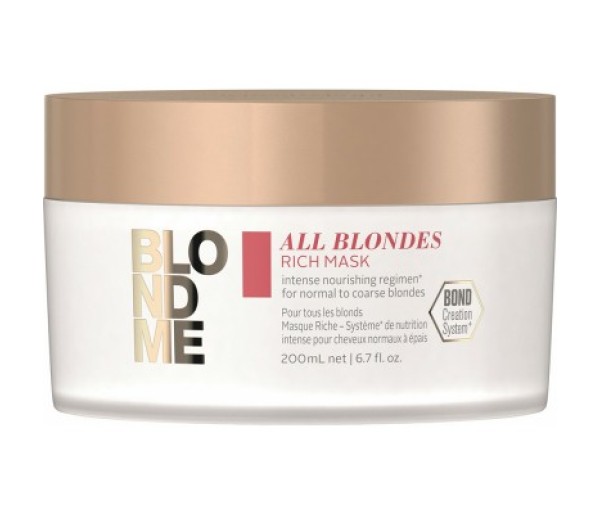 BlondMe All Blondes Rich, Masca pentru par blond, 200 ml