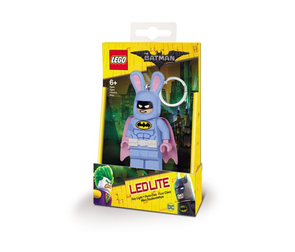 Breloc cu lanterna LEGO Batman Iepuras, LGL-KE103B, 4+ ani