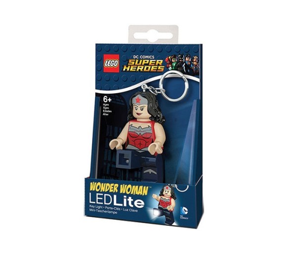 Breloc cu lanterna LEGO DC Super Heroes Wonder Woman, LGL-KE70A