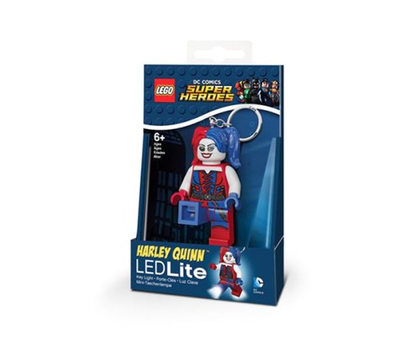 Breloc cu lanterna LEGO Harley Quinn, LGL-KE99, 4+ ani