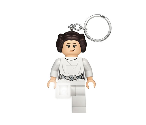 Breloc cu lanterna LEGO Star Wars Printesa Leia, LGL-KE109