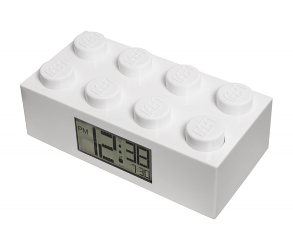 Ceas desteptator LEGO caramida alba, 7001026, 6+ ani