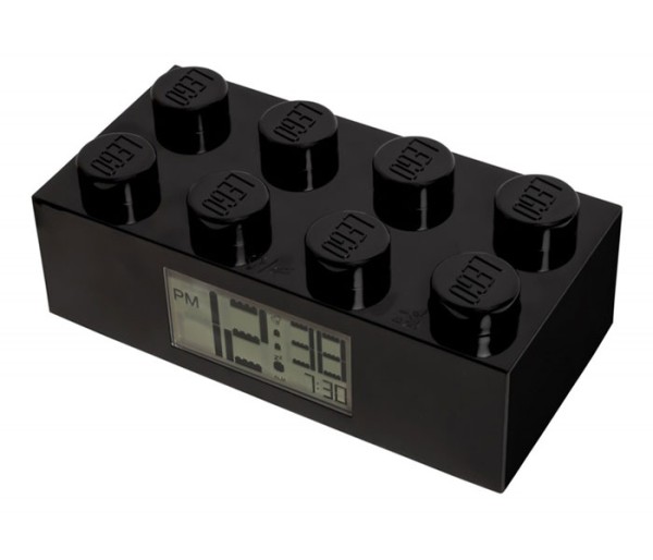 Ceas desteptator LEGO caramida neagra, 7001033, 6+ ani