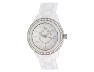 Ceas pentru femei Dior, Model VIII White Ceramic, 38 mm CD1245E9C001
