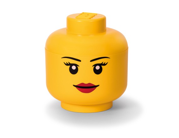 Cutie depozitare L cap minifigurina LEGO fata, 40321725, 4+ ani 5711938030209
